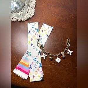 Fashion Twilly and Bag Charm Bundle